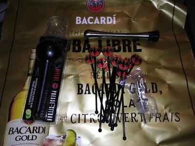 Kit bacardi Lot cocktail Presse citron pilon bec rhum mojito aluminium no ricard - Photo 1/4