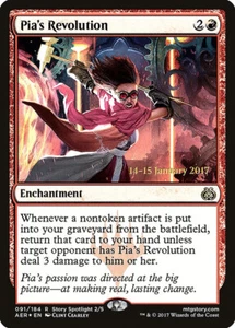 MTG - Pia's Revolution (PRM-PRE) FOIL - Picture 1 of 1