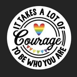 Happy Pride Month Sticker Decal Phone Laptop Bottle Car Stickers Gay Queer LGBTQ - Picture 1 of 1