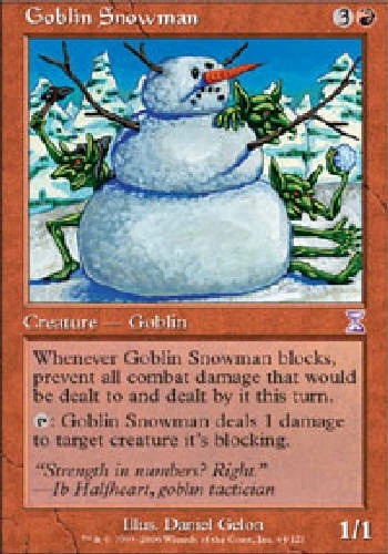 GOBLIN SNOWMAN X4 4 4X Time Spiral MTG Magic the Gathering Cards DJMagic - Image 1 of 1