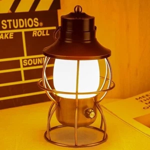 Camping Light, Rechargeable Lantern, IP54 Cordless Outdoor Table Lamp - Picture 1 of 9