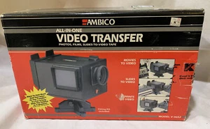 Ambico All-in-One VIDEO TRANSFER Model V-0652 - Film - Slides - Photos NEW - Picture 1 of 4