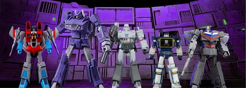 Transformers Vintage G1 Masterpiece Studio Series Decepticons Diorama Backdrop Cover