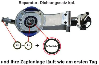 Reparatursatz, Dichtung komplett f. Perfect Draft Zapfanlagen - Bild 1 von 4