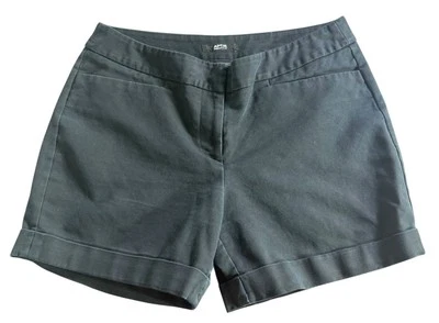 Shorts chino feminino APT.9 Essentials preto algemado bolsos tamanho 10 - Imagem 1 de 4