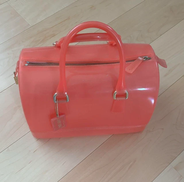 BOLSA FURLA CANDY grande naranja con bolsa antipolvo Japón usada Foto 1 de 1