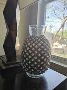 Ananas Glas Vase - Bild 1 von 4
