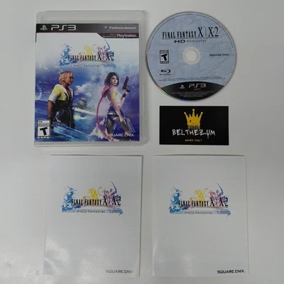 Final Fantasy X/X-2 HD Remaster (Sony PlayStation 3 PS3) CIB EN+FR Manuals - Image 1 of 4