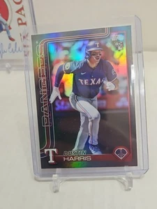 2025 Topps Series 2 Dustin Harris Blue Black Foil /10 Rc Sp - Picture 1 of 3