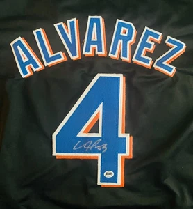 Camiseta firmada por Francisco Álvarez con certificado de autenticidad (A26746) (Mets) - Imagen 1 de 4