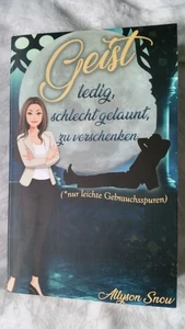 Roman: "Geist ledig, schlecht gelaunt, zu verschenken" von Allyson Snow - Band 1 - Bild 1 von 4