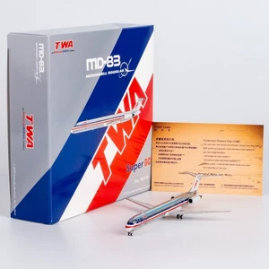 1:400 NG Model Trans World Airline McDonnell MD-83 N9615W Diecast Flugzeug Modell - Bild 1 von 9