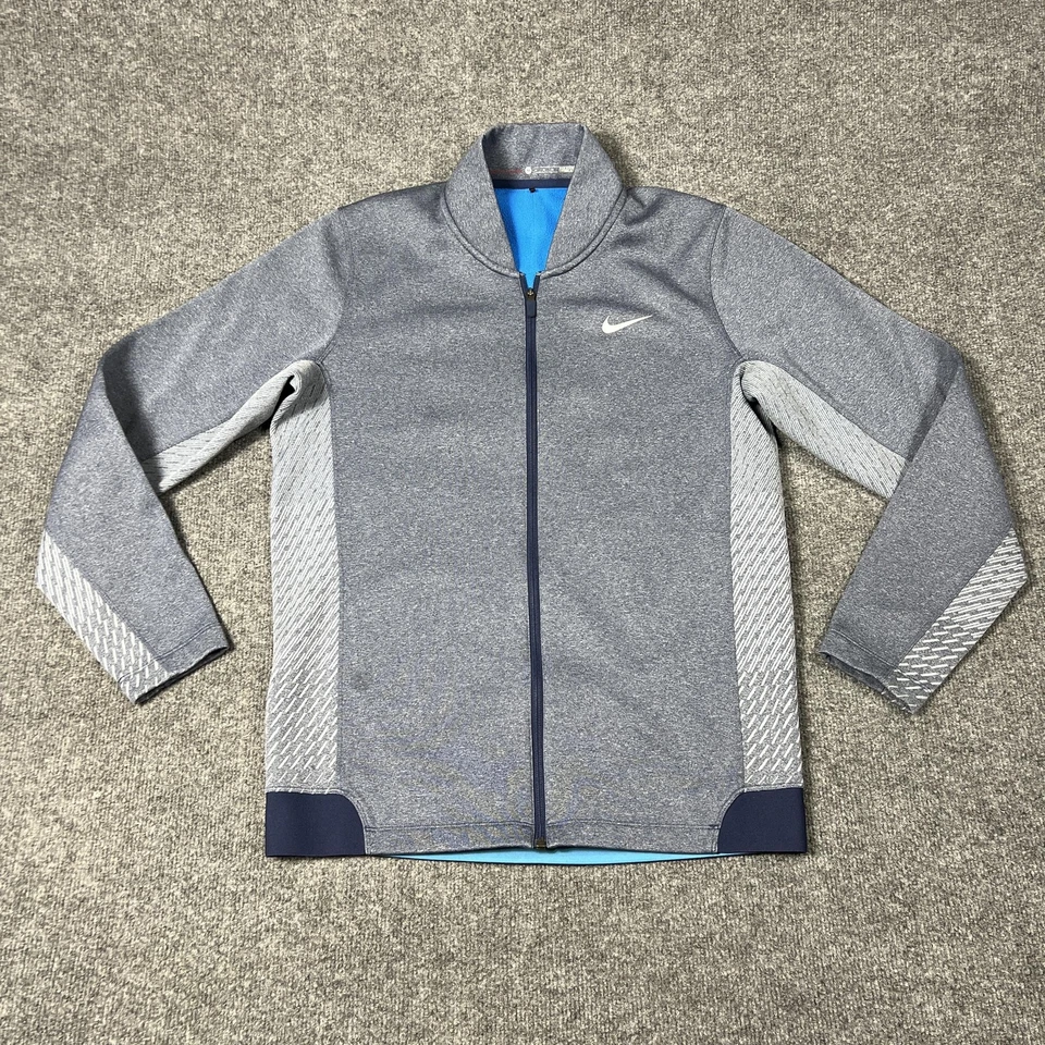 Nike Jacket Mens Medium Gray Full Zip Tiger Woods Collection Golf 708604-410 - Image 1 of 4