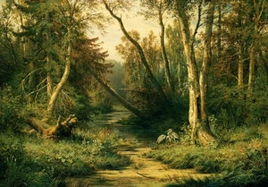Ivan Shishkin Paisaje Clásico Pintura al Óleo Lienzo Impresiones Decoración del Hogar Arte de Pared - Imagen 1 de 8
