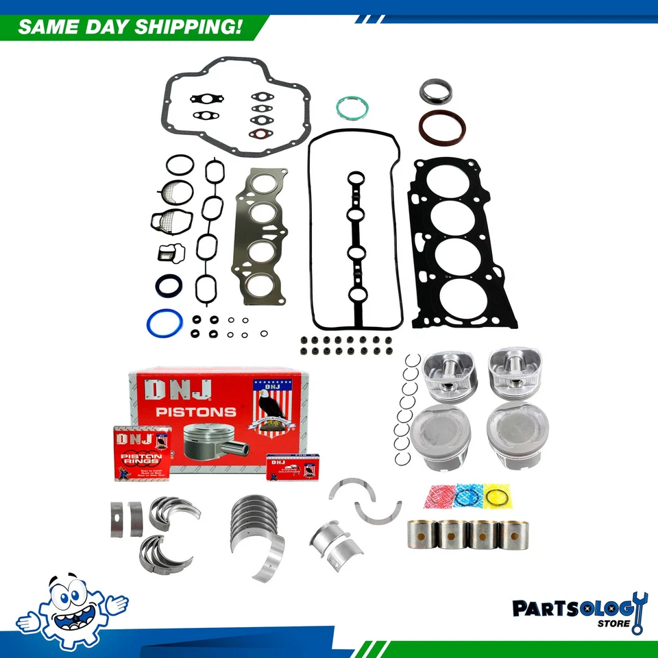 DNJ EK932A Engine Rebuild Kit For 2007 Toyota Highlander 2.4L L4 DOHC 16v - Image 1 of 4