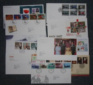 Selection of Commemorative stamps FDCs. 1997 to 2008. Excellent condition. - Picture 1 of 3