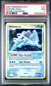 Suicune 19/132 Secret Wonders Holo Graded PSA 7 - Picture 1 of 2