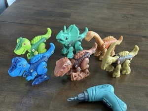 6 Take Apart Dinosaur Toys for Kids STEM Construction Education Raptor - Picture 1 of 21