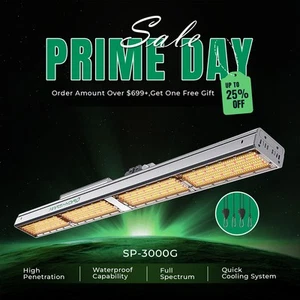 Mars Hydro SP3000 Dimmable Full Spectrum LED Grow Light para 1-3 plantas de interior - Imagen 1 de 14
