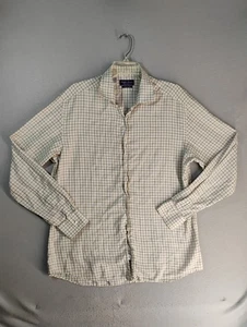 Ralph Lauren Mens Shirt 17.5 Multicolor Windowpane Purple Label Tailored Fit - Picture 1 of 7