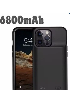 iPhone 14 Pro Max Battery Charger Case Power Bank Charging Cover - Picture 1 of 4