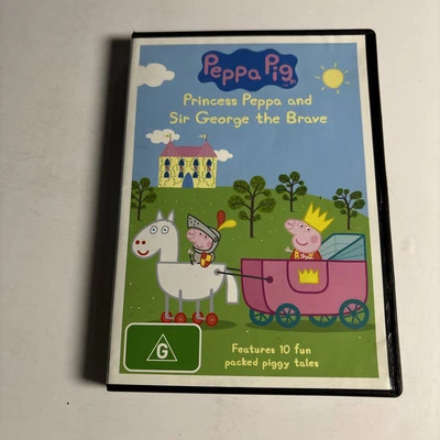 Peppa Pig - Princess Peppa & Sir George the Brave (DVD, 2009)  Region 4 - image 1 of 3