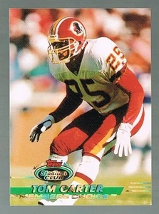1993 STADIUM CLUB high number TOM CARTER #509 RC Redskins / notre Dame - Picture 1 of 1