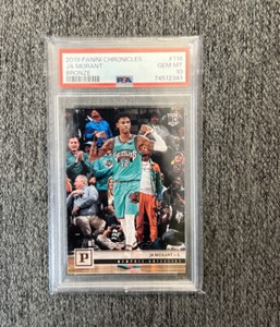 2019-20 Panini Chronicles Ja Morant Rookie BRONZE #116 PSA 10 Young Dolph Tuohy