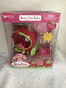 Vtg 2002 Bandai Strawberry Shortcake Berry Cute Rides Strawberry Fun Mobile NIP - Picture 1 of 6