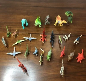 Dinosaur Lot of 26 Mini Jurassic World Hasbro & Others - Picture 1 of 16