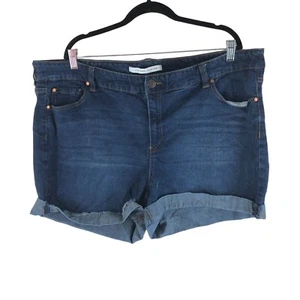 Celebrity Pink Womens Denim Shorts Dark Wash Size 24 - Picture 1 of 4