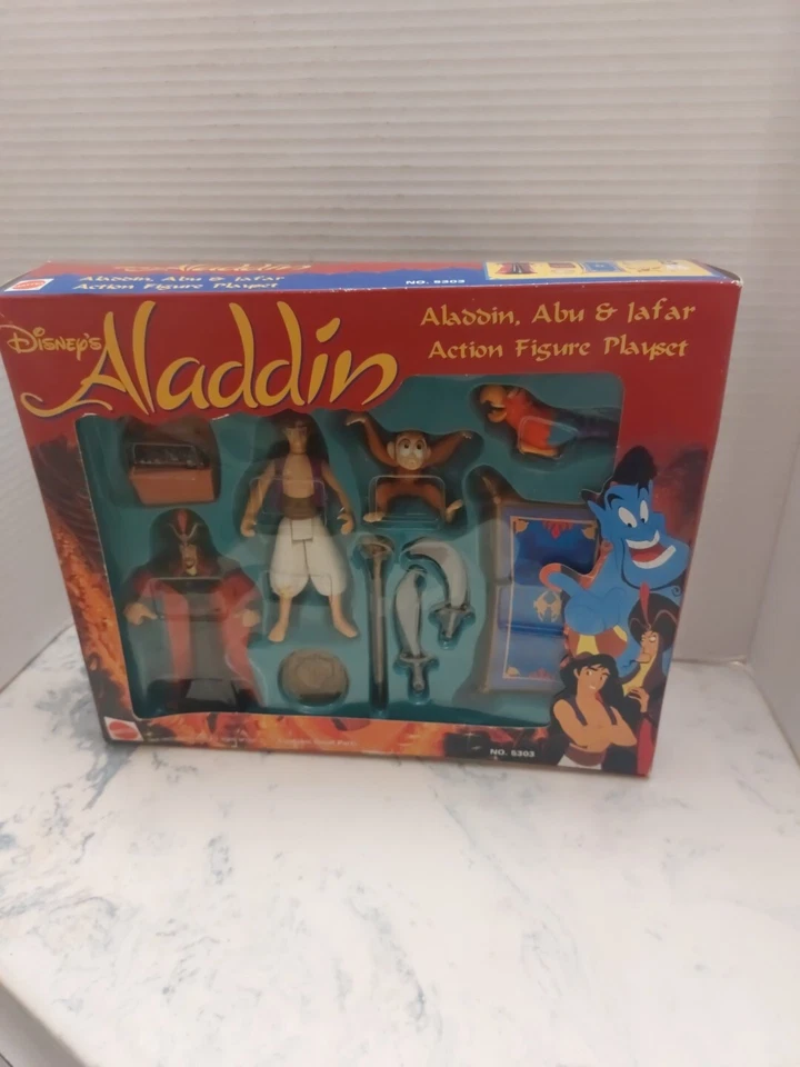 Disneys Aladdin Prince Ali and Parade Leader Genie Action Figure Playset 5303R