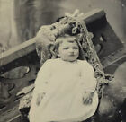 Antique Tintype Hidden Mom Mother Cutie Creepy Photo Halloween 2