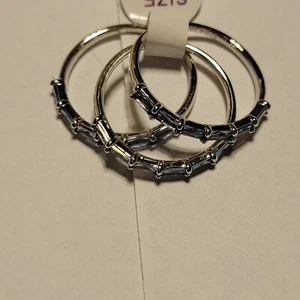 Bomb Party Ring RBP5515 "Trio of Sparkle" Sz 9 NEW - Picture 1 of 5