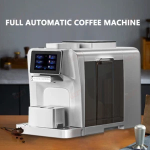 Wifi Automatic Espresso Maker Touchscreen Cappuccino Machine Hot Water 3in1 - Picture 1 of 14