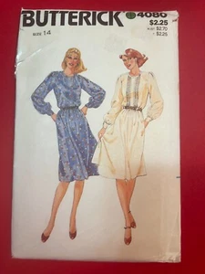 Butterick 4080, Größe 14, Misses' Kleid, ungeschnitten - Bild 1 von 2