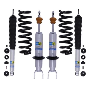 Bilstein 6112 Strut Spring W/ Rear 5100 Shocks Set Fits 19-23 Ram 1500 w/0-2.75" - Picture 1 of 15