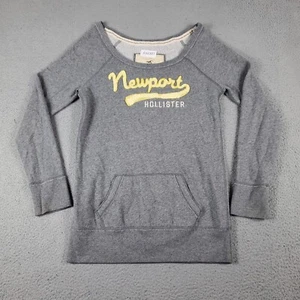 Hollister Sweater Girls Large Gray Pullover Casual Sweatshirt Kids * - Picture 1 of 12