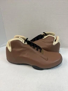 Nike Air Hyper Flight Leather Brown 2002 Size 11 Brand New 304407-222 - Picture 1 of 10
