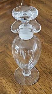 Vintage CAMBRIDGE GLASS CRUET: OIL & VINEGAR w/Stopper - Picture 1 of 3