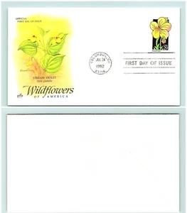 S01-3324, WILDFOWERS, STREAM VIOLET, ARTCRAFT FDC - Picture 1 of 1