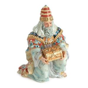 New Fitz and Floyd Christmas Nativity BABYLONIAN WISE MAN Figure in Orig Box