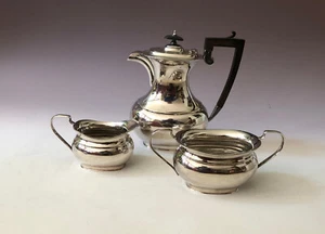 Kaffeservice, 3-teilig , silver-plated Sheffield um 1899 - Bild 1 von 6