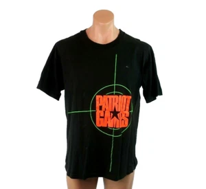 Camiseta Patriot Games Single Stitch TG Años 90 Thriller Película Promo Camiseta Negra XL - Imagen 1 de 11