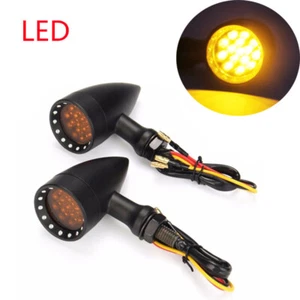 Luz de señalización de giro LED bala de motocicleta para Harley Davidson Softail Springer - Imagen 1 de 11