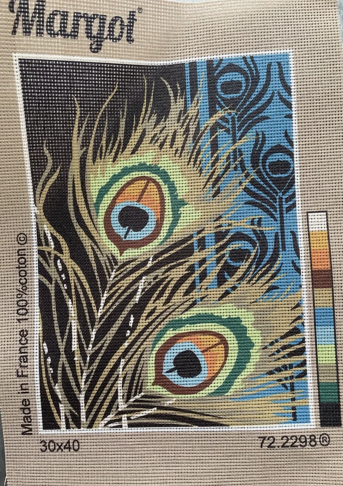 @@@****SUPERBE CANEVAS NEUF MARGOT 40X30CM - **@@ - Photo 1/1