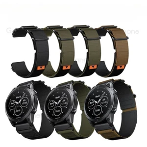 26mm Quick Fit Nylon Watch Band Strap For ( Garmin Instinct 2X Solar ) - Picture 1 of 20
