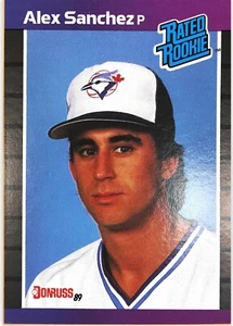 1989 Donruss # 47 Alex Sanchez - Toronto Blue Jays Baseball Card Rookie - Bild 1 von 2