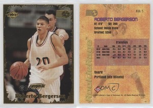 1999 Collector's Edge Rookie Rage Gold Ingot Roberto Bergersen #RR-5