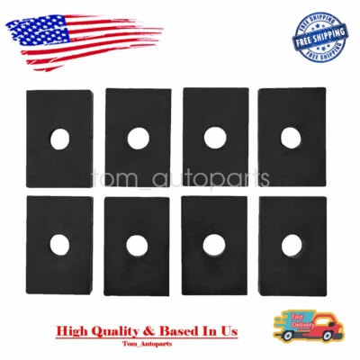 For 1947-1987 Chevrolet Gmc C10 C20 Truck Rubber Bed Mount Pad Kit 8pc GM Truck Foto 1 de 4
